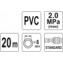 Hadice vzduchová PVC 8mm, 20m