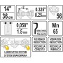 Řetěz pro motorovou pilu - 14&quot 