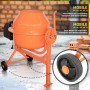 TIMBERTECH Míchačka na beton 70 l, 220 W, ocel, 2 kolečka