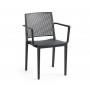 Křeslo GRID ARMCHAIR - antracit