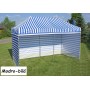 Zahradní párty stan PROFI STEEL 3 x 3 m - modro-bílá