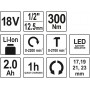 Rázový utahovák, 1/2&quot  18 V